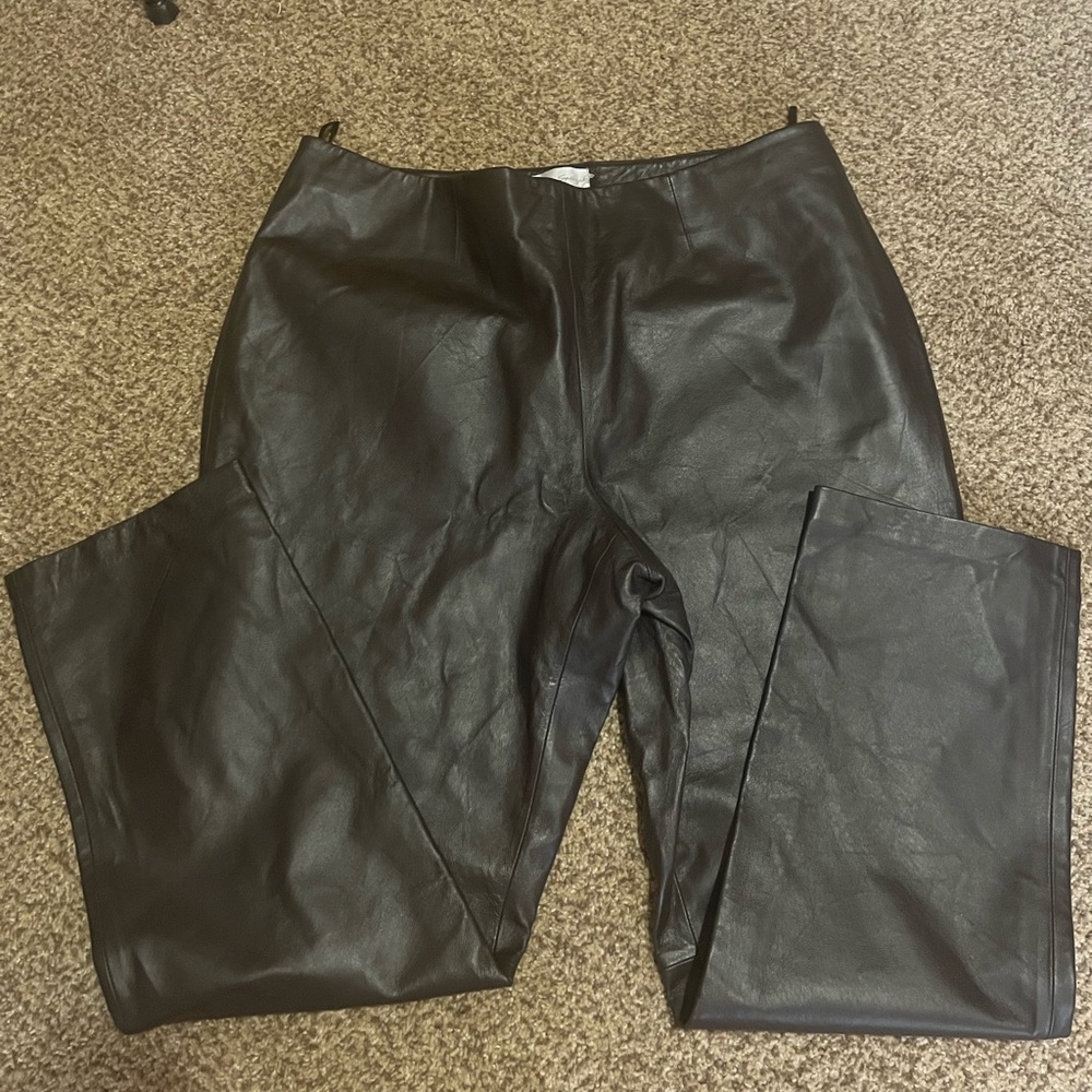 Leather Spiegel pants size 18w